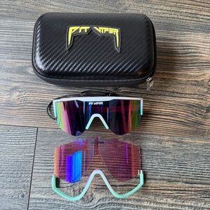 Pit Viper The Bonaire Breeze Try-Hard Multicolor Sunglasses with Extra Lens